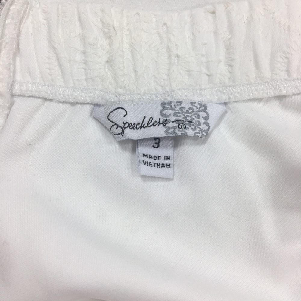 Strapless White Lace Mini Dress - Juniors - Picture 6 of 7
